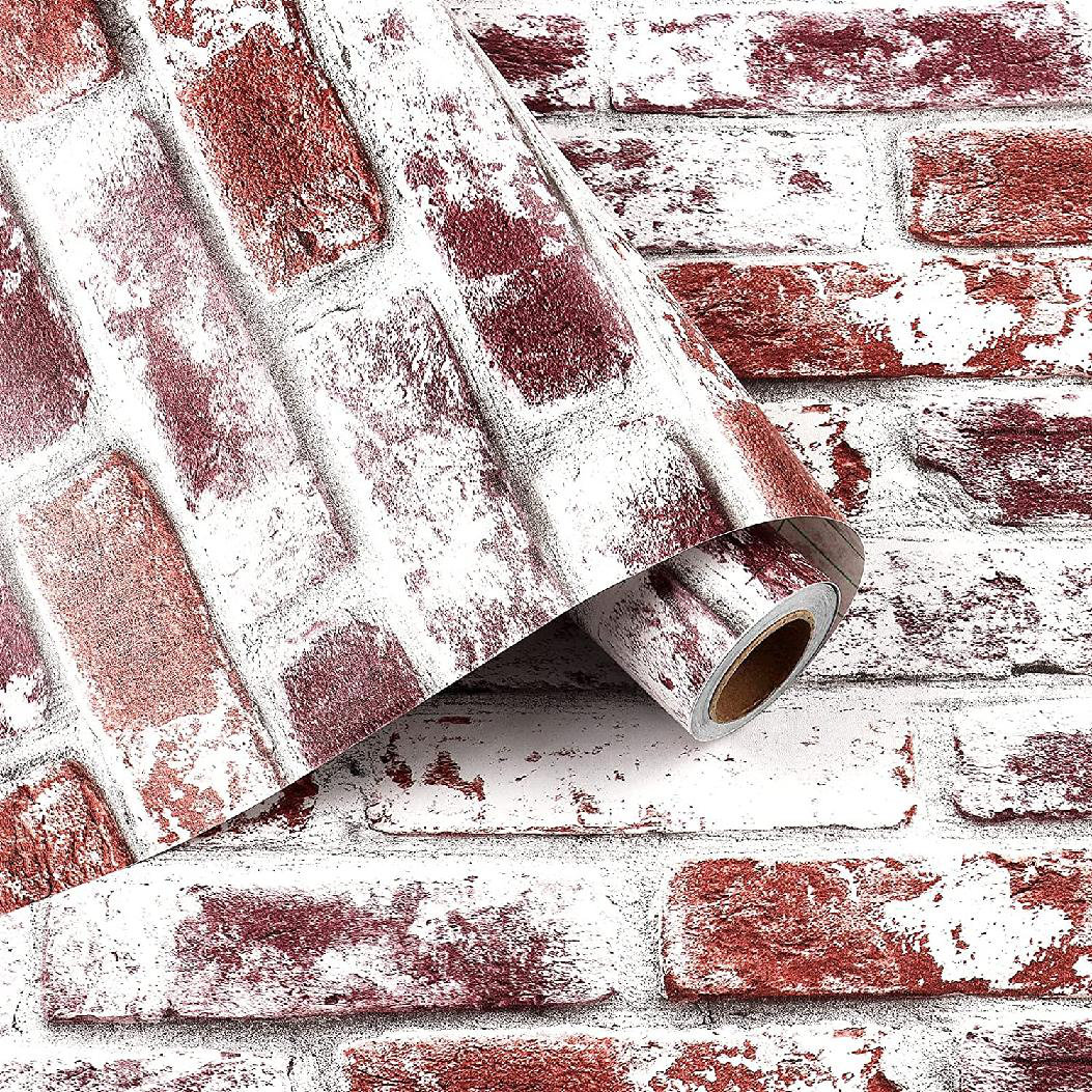 Ivy Bronx Augst Peel & Stick Brick Wallpaper Wayfair