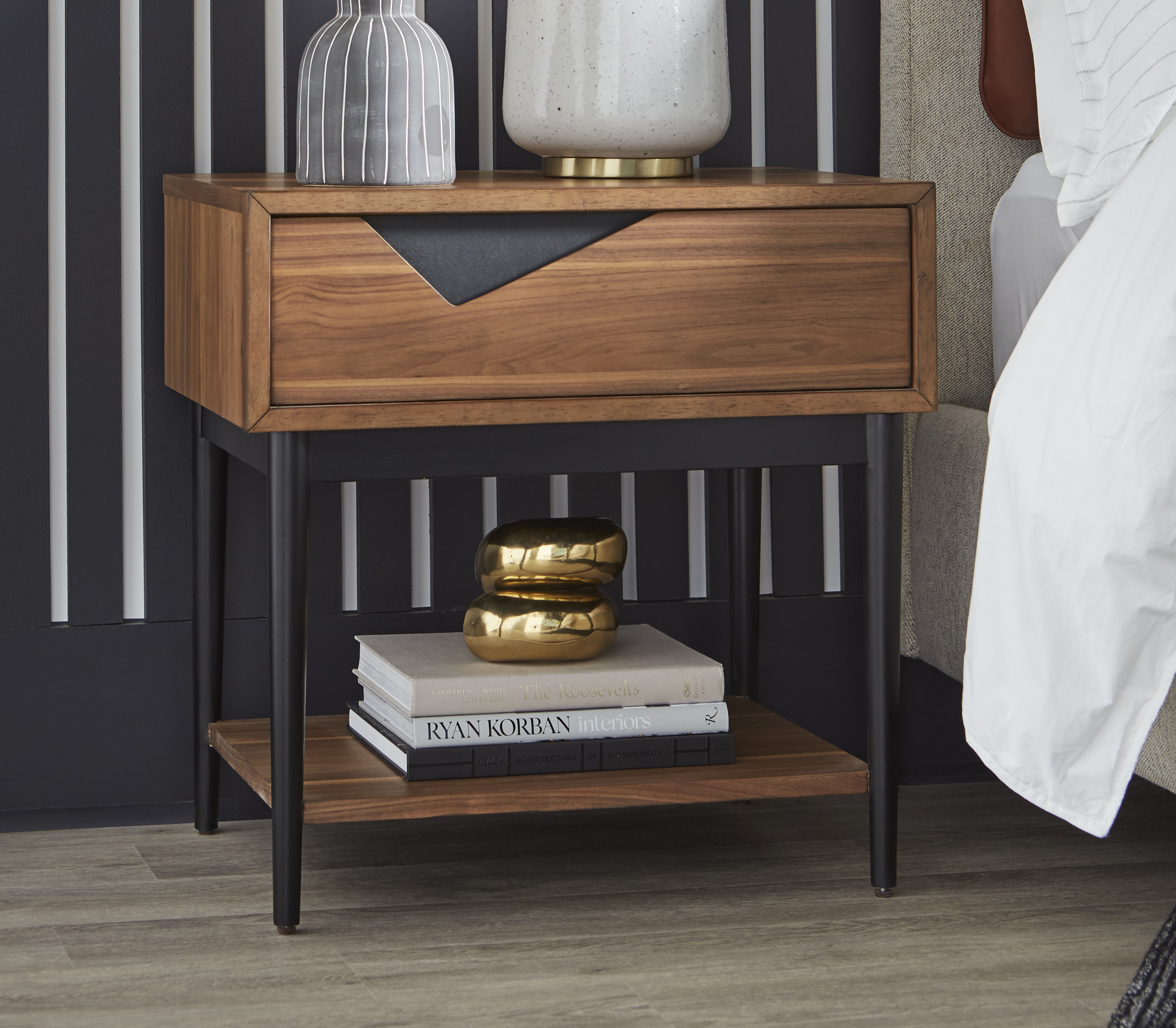 Bobby Berk Home Jonsi Solid + Manufactured Wood Nightstand & Reviews |  Wayfair