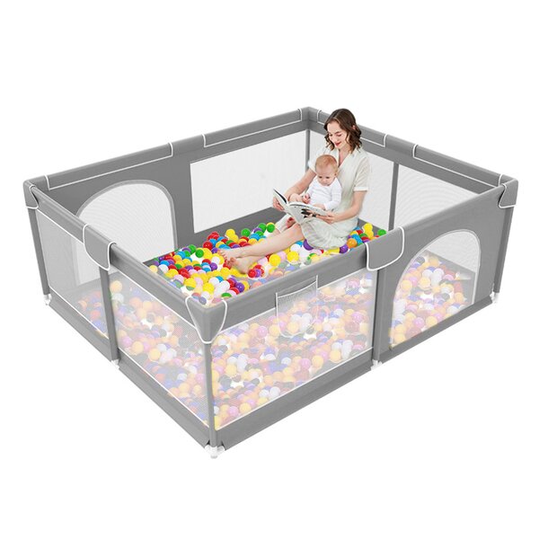 Baby Playpen Kids Activity Centre Safety Play Slide Home Indoor Multiple Size 