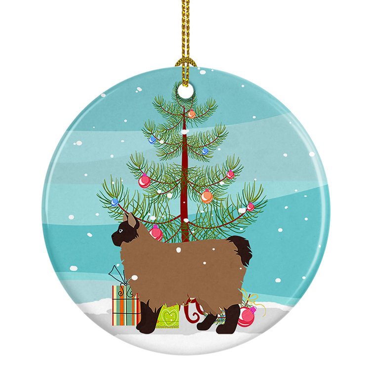 The Holiday Aisle® Owyhee Bob Cat Hanging Figurine Ornament | Wayfair