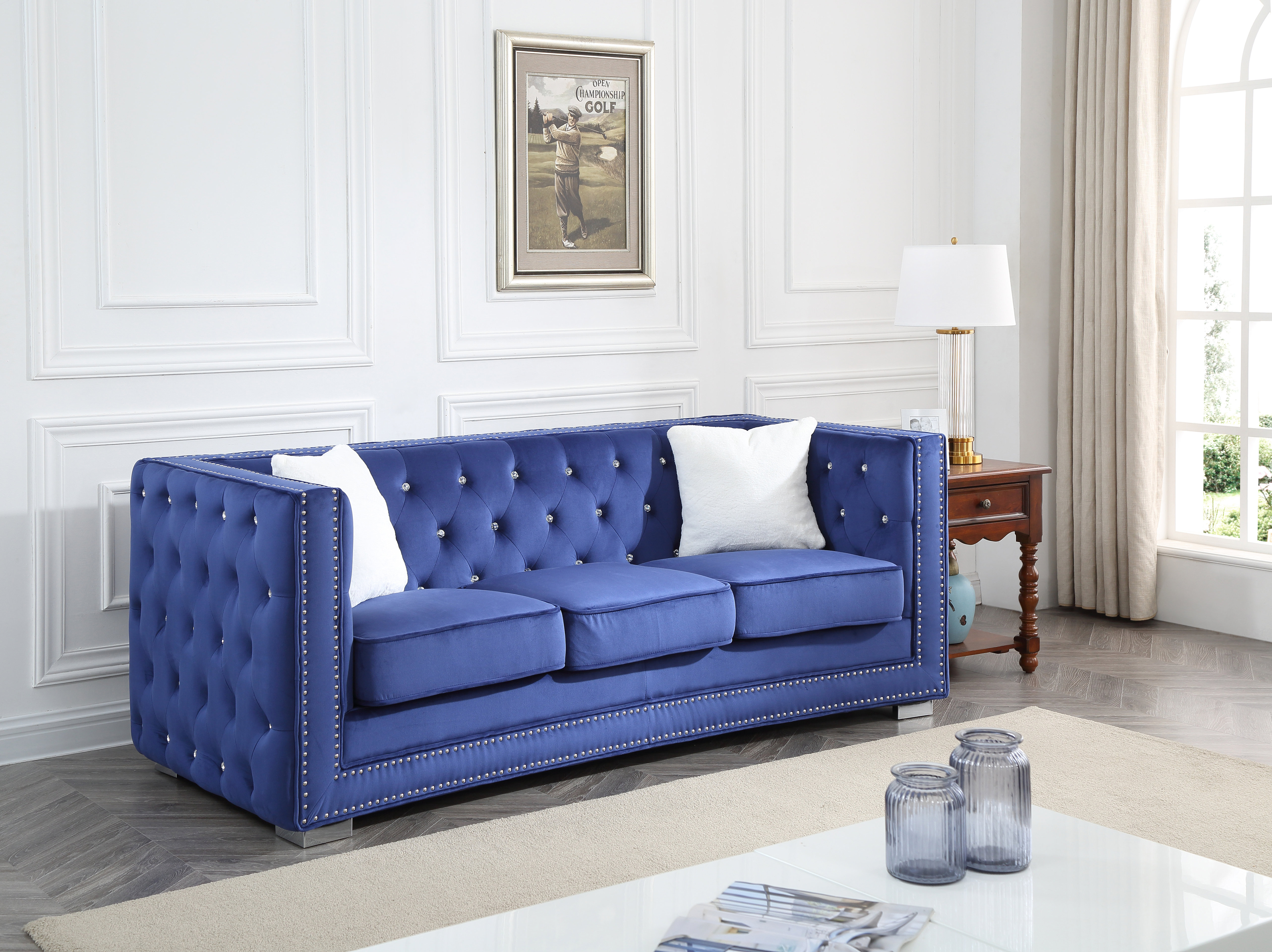 Willa Arlo Interiors Roland 80 Velvet Sofa Reviews Wayfair