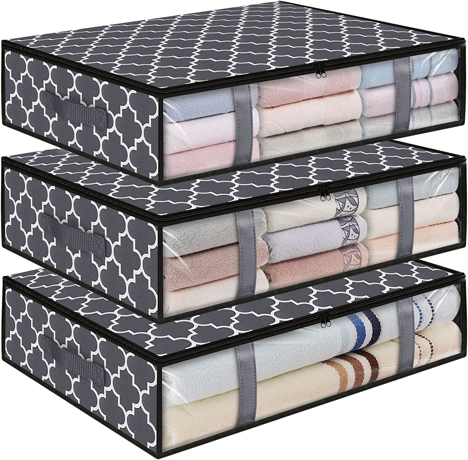 Rebrilliant Foldable Fabric Underbed Storage Set Wayfair