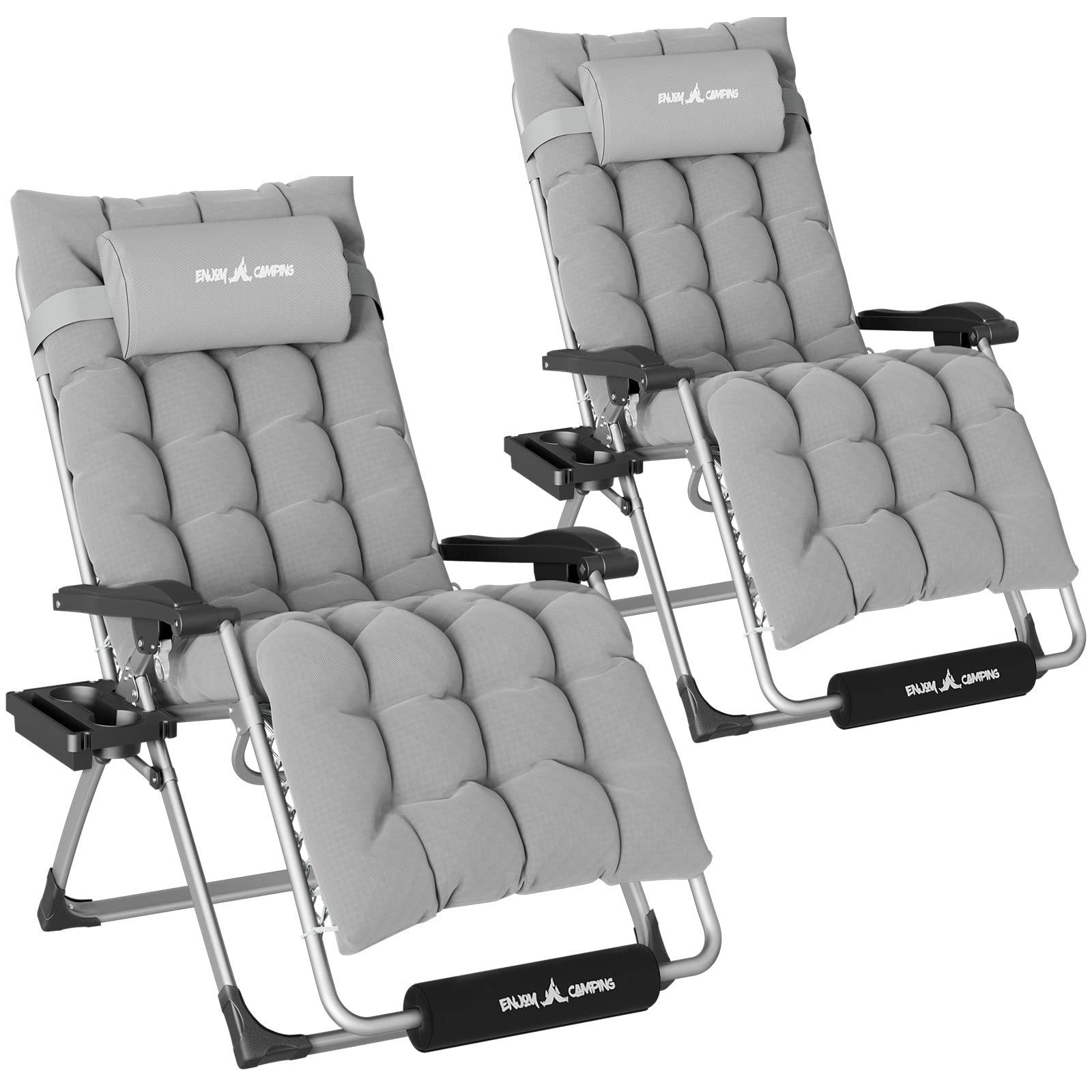 Arlmont & Co. Kymbra Oversized XL Folding Reclining Folding Zero