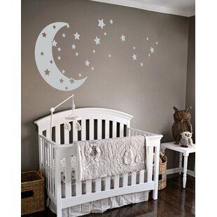 White The Decal Guru Vinyl Star Wall Decal Stickers for Home Wall Decor Night Sky Removable Graphic Transfers for Nursery or Kids Room 24 x 27