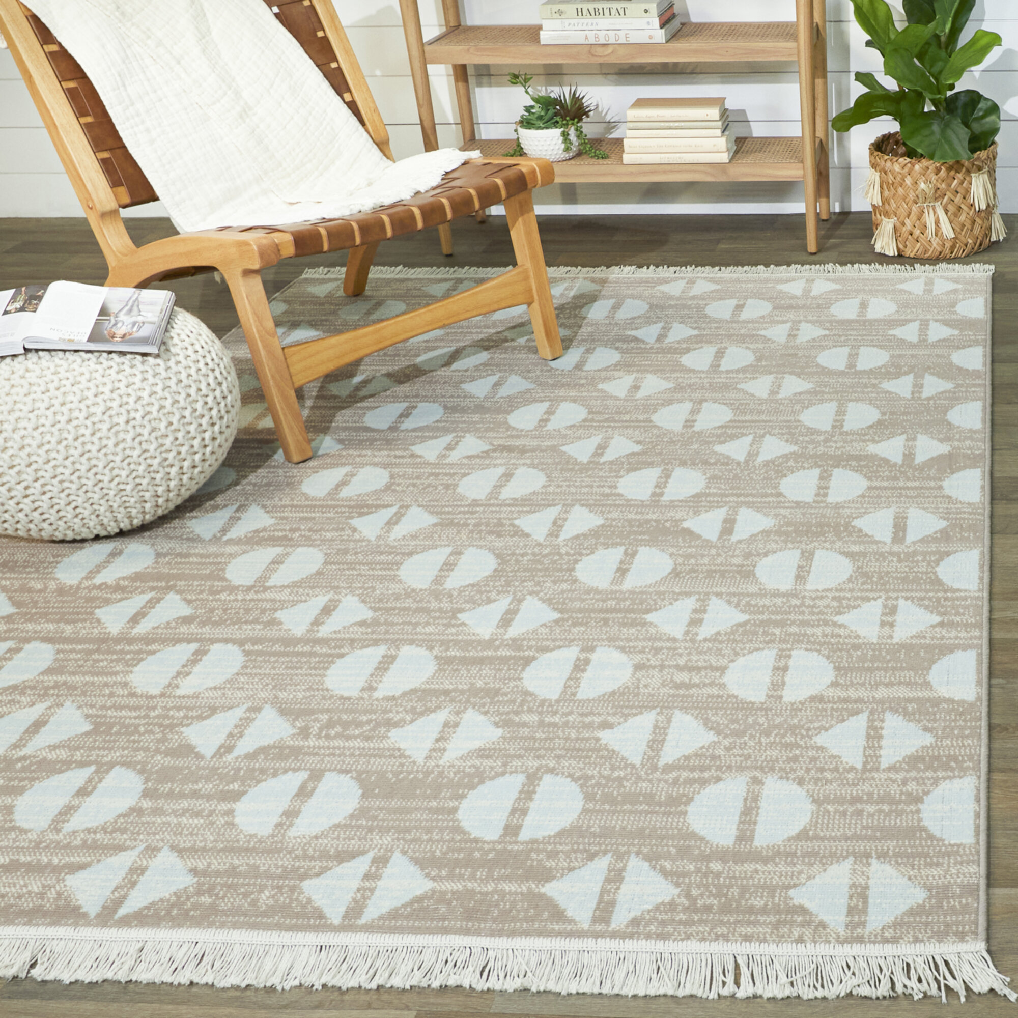 Foundry Select Matea Geometric Recycled Area Rug Wayfair