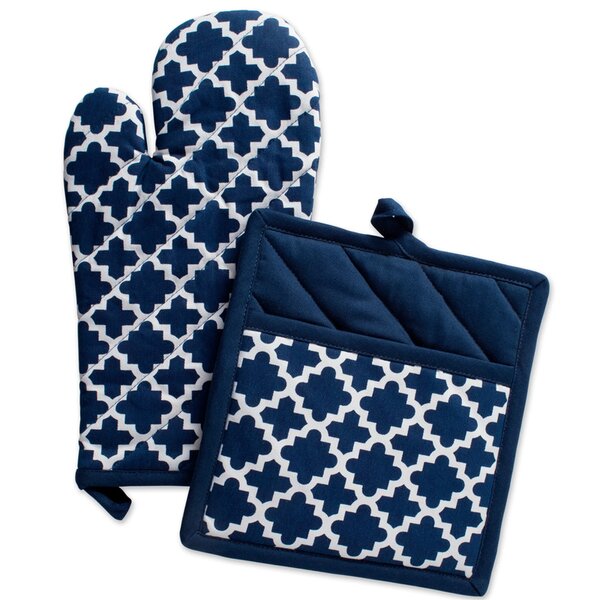 2 for Instant Pot or Kitchen use as Potholder or Baking Holder Mini Oven mitt is Sold in a Pair and Mitten Holders can be Used When Cooking in a Pinch SWISH ABODE Blue Mini Silicone Oven Mitts Set