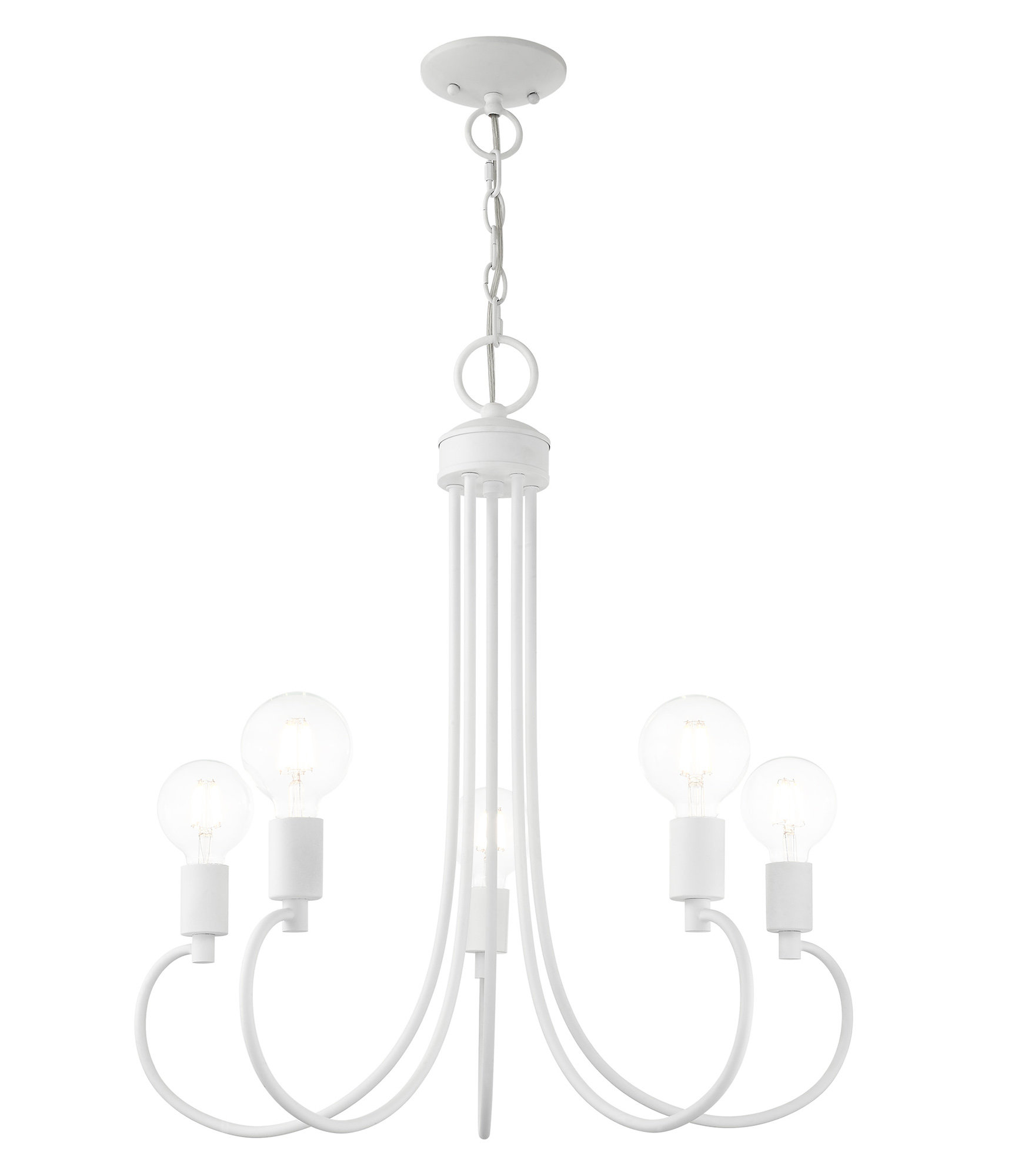 Everly Quinn Hitterdal 5 Light Dimmable Classic / Traditional