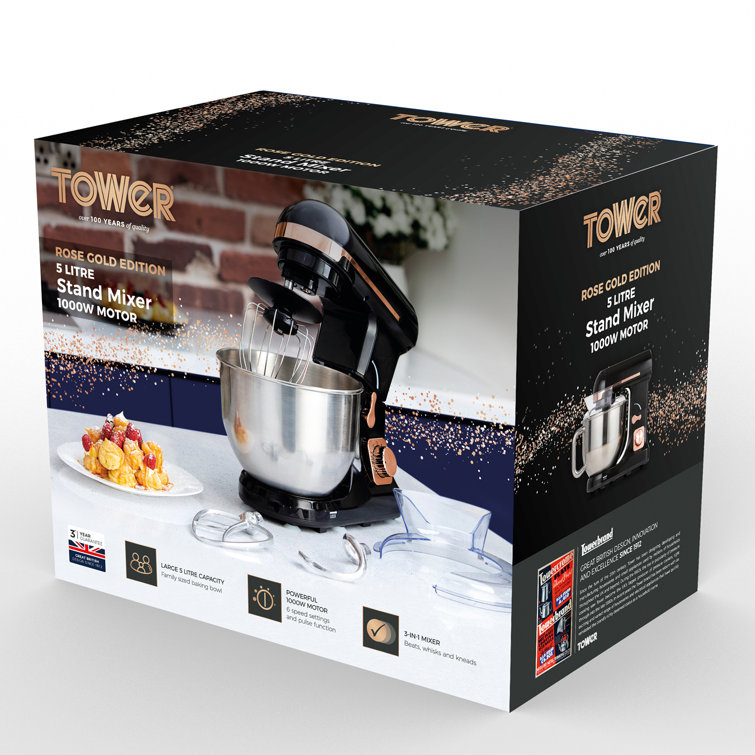 tower 1000w stand mixer