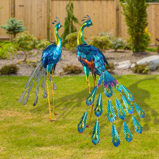 Details about   New Resin Decor Peacock  Figurine Statue Sculpture Home Ornament   ~ NEW 