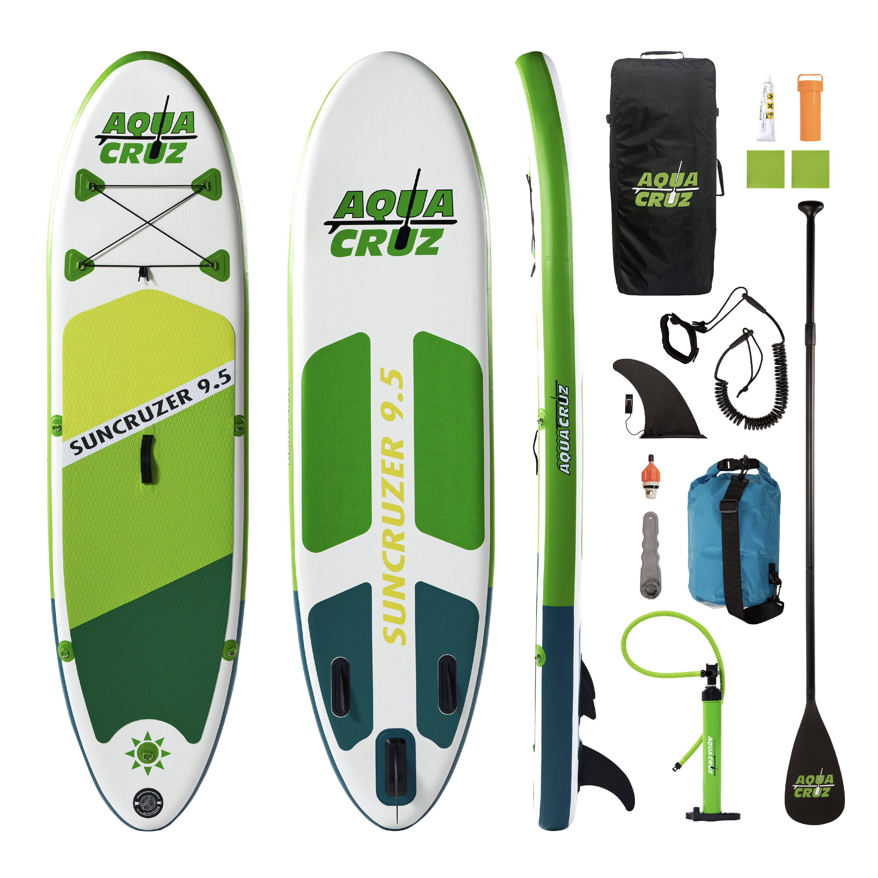 Aqua Cruz Aquacruz Suncruzer 9.5 ft Inflatable Stand Up Paddle Board