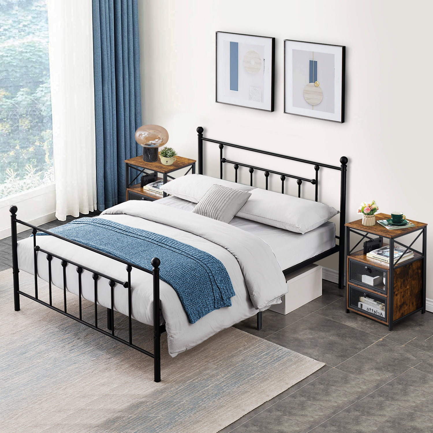 Harriet Bee Crownover Platforms Bed by Harriet Bee & Reviews | Wayfair