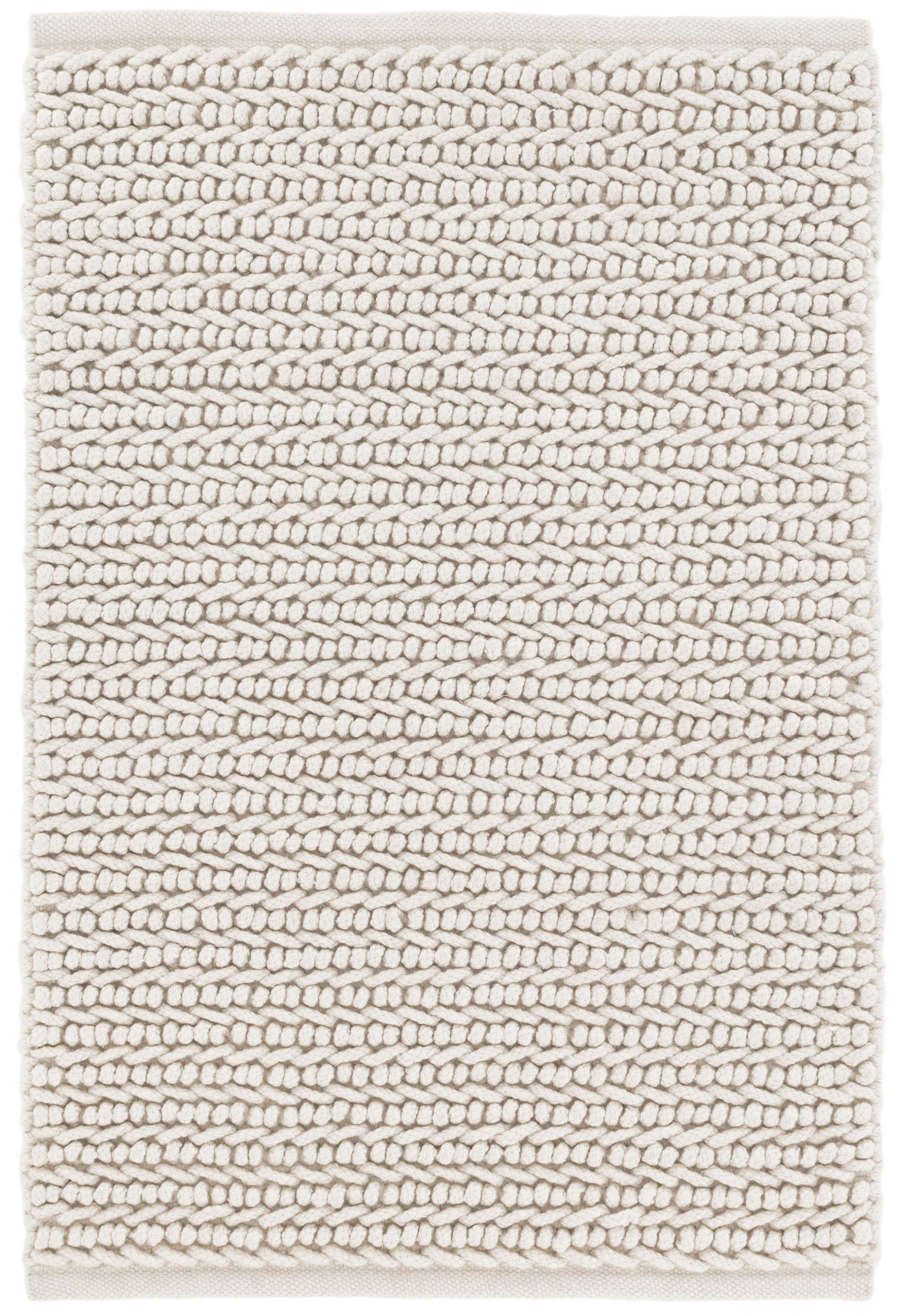 Dash and Albert Rugs Veranda Handmade Hand Braided Ivory Rug & Reviews