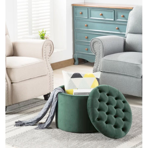 Kelly Clarkson Home Audra Upholstered Storage Ottoman & Reviews | Wayfair