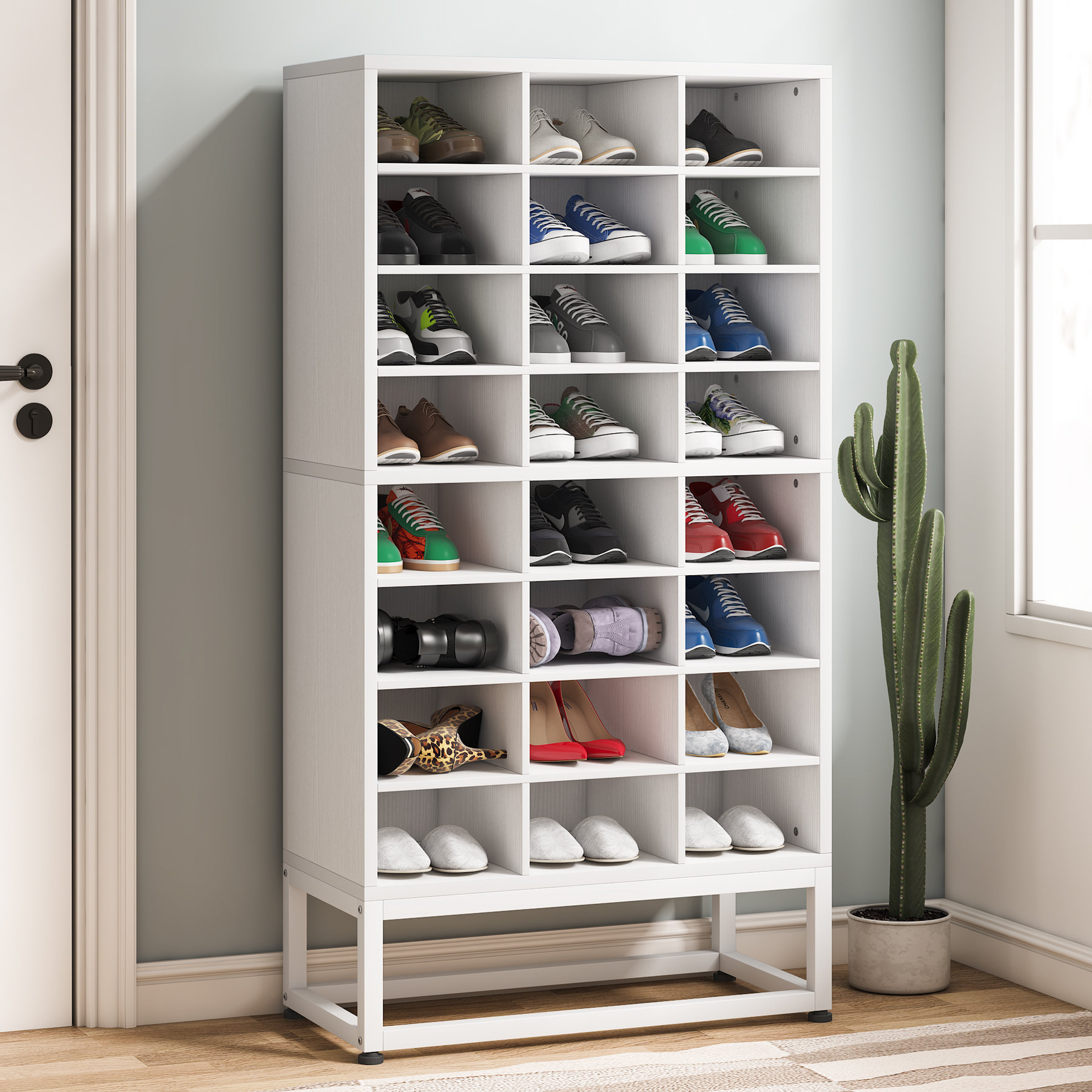Rebrilliant 24 Pair Shoe Storage & Reviews Wayfair