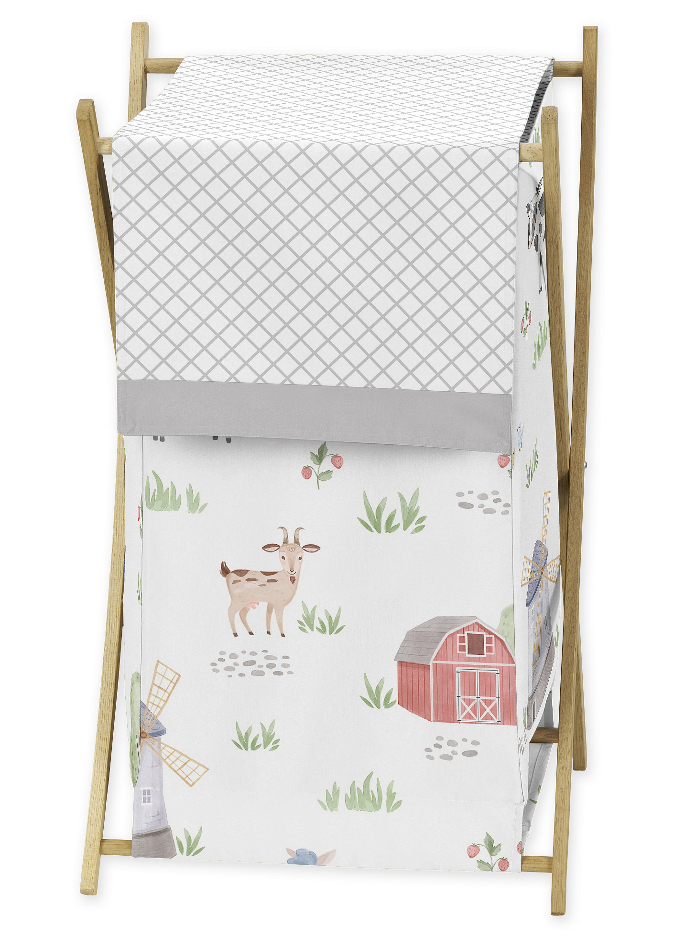 Sweet Jojo Designs Farm Animals Laundry Hamper Wayfair