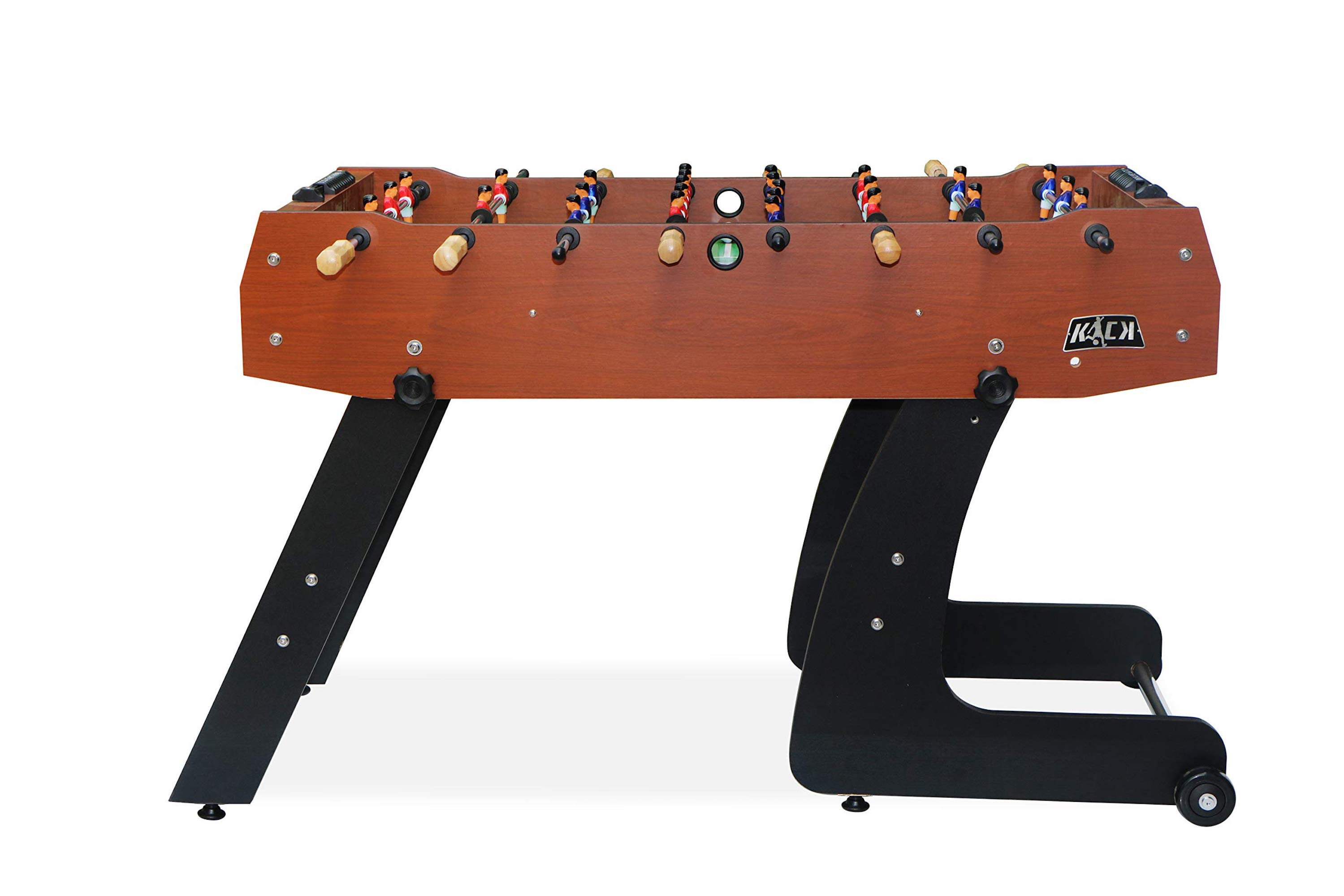 KICK Foosball Tables KICK Monarch 48" Brown Folding Foosball Table Wayfair