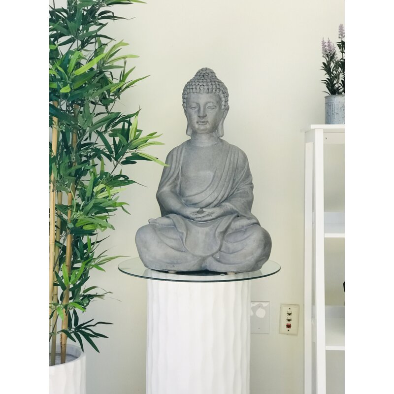 Dakota Fields Haug Lightweight Sitting Meditating Buddha Zen Statue ...