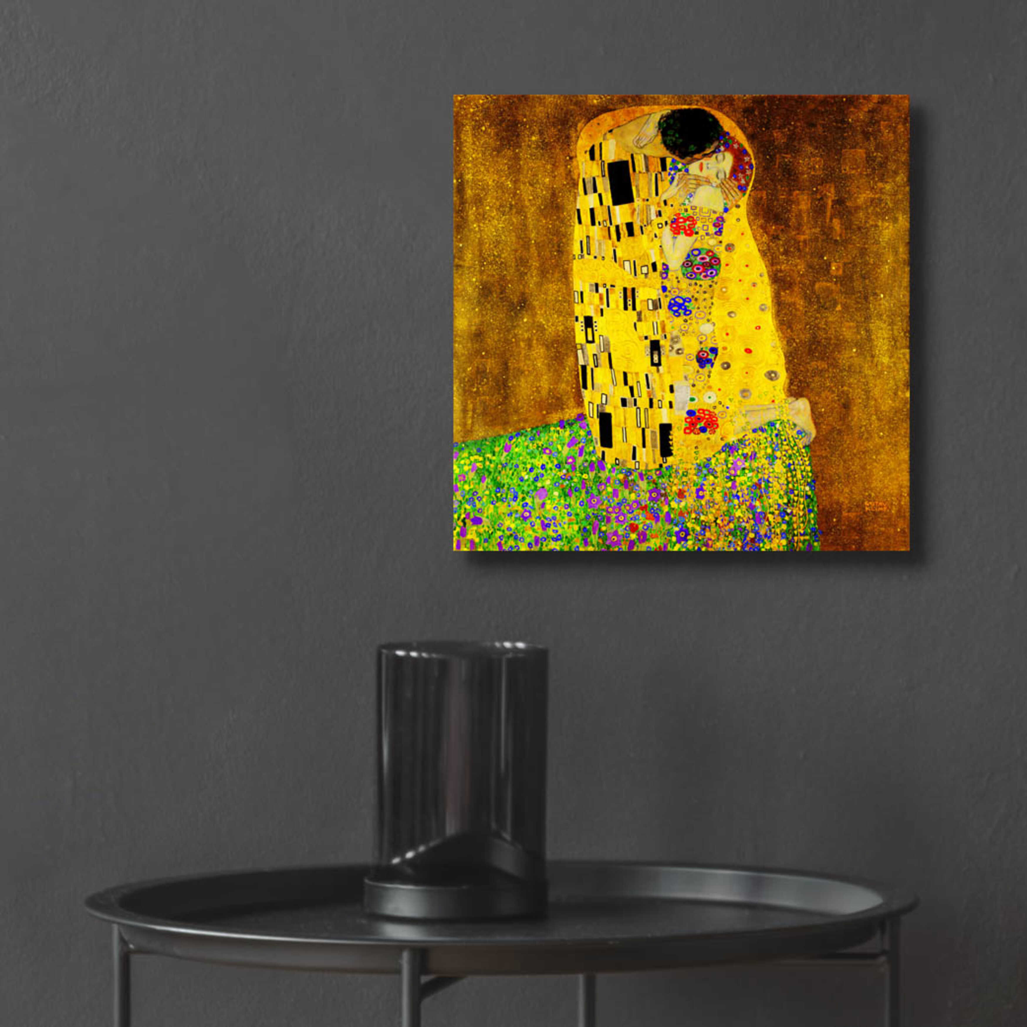 Red Barrel Studio® Epic Art 'The Kiss' By Gustav Klimt, Acrylic Glass