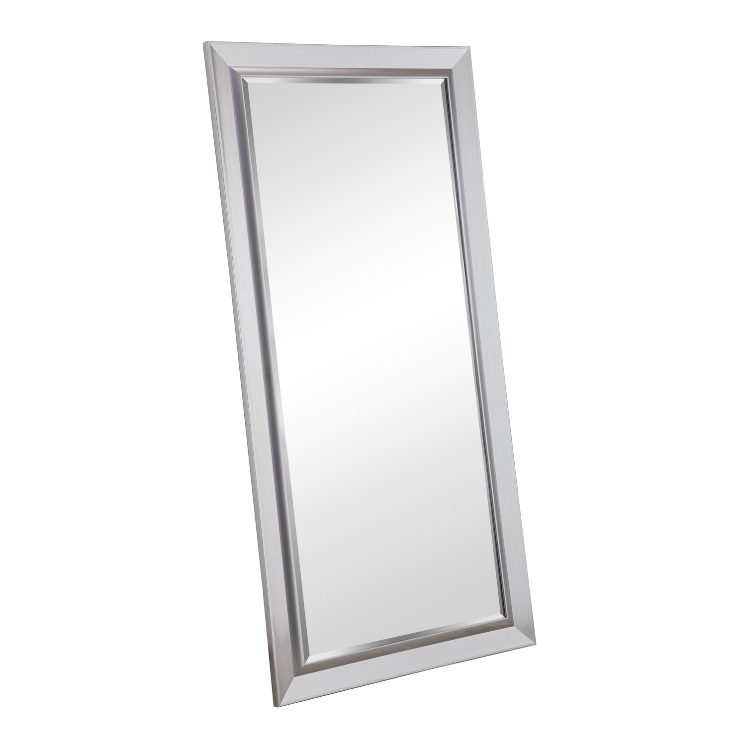 Red Barrel Studio® Brushed Nickel Full Length Huge Floor Mirror XL ...