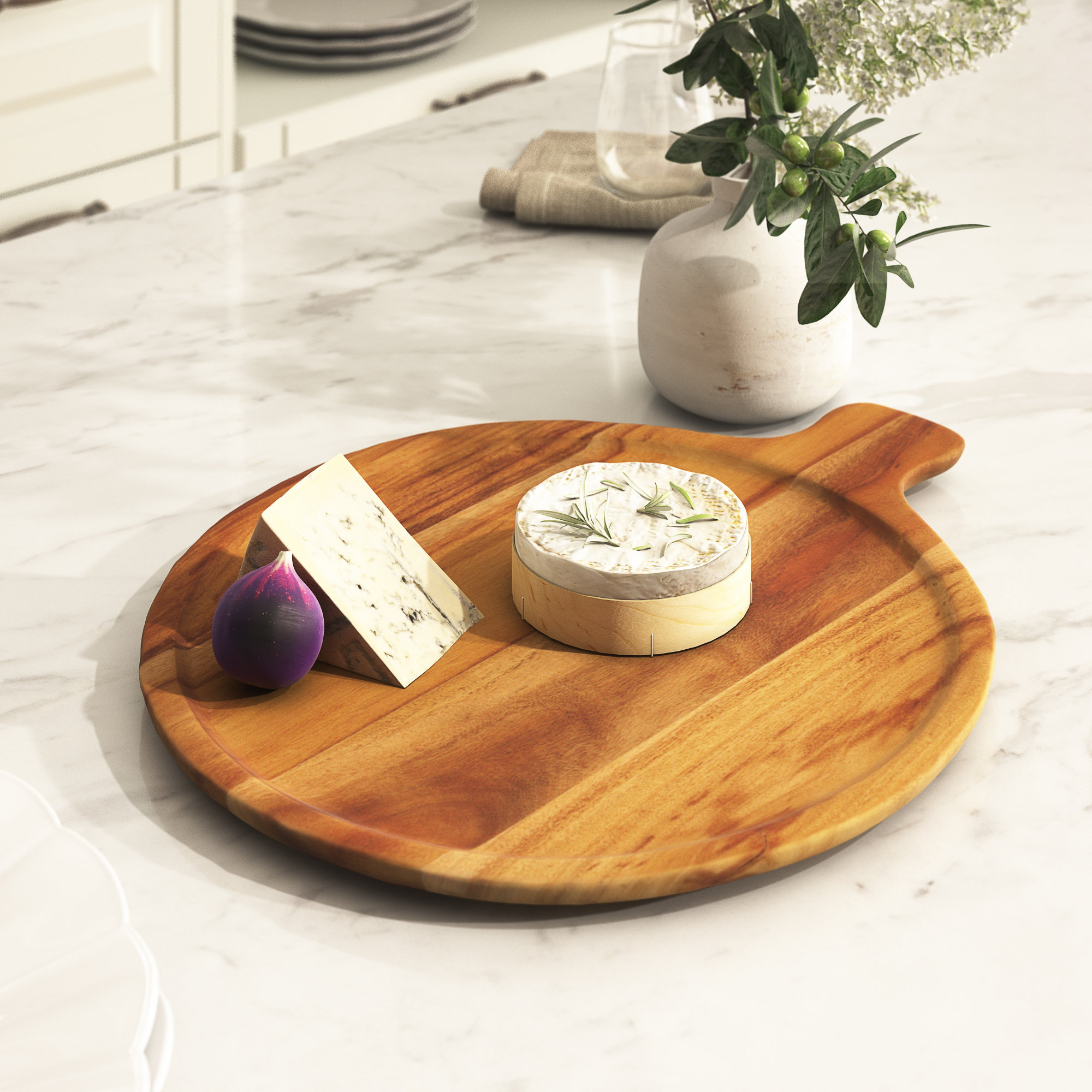 Villeroy & Boch Artesano Original Round Wood Cheese Board & Reviews