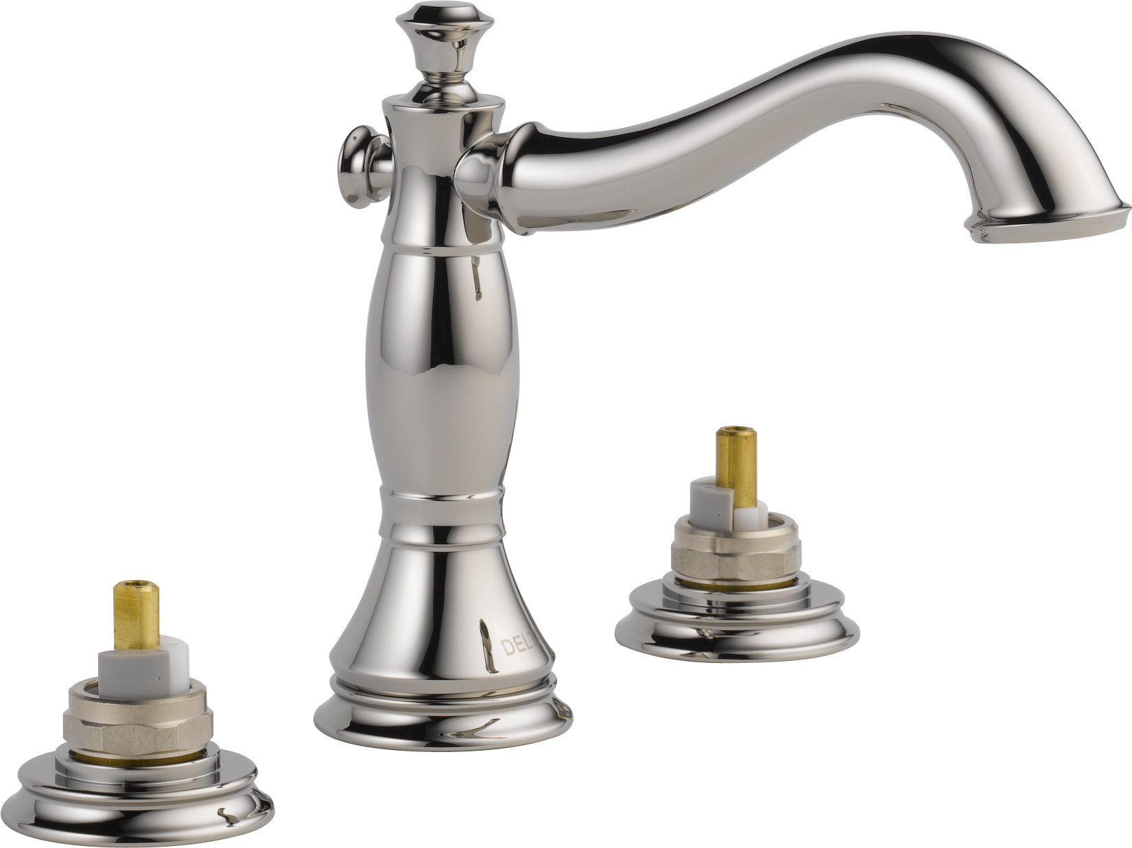 Delta Cassidy™ Widespread Faucet Bathroom Faucet with Drain Assembly ...