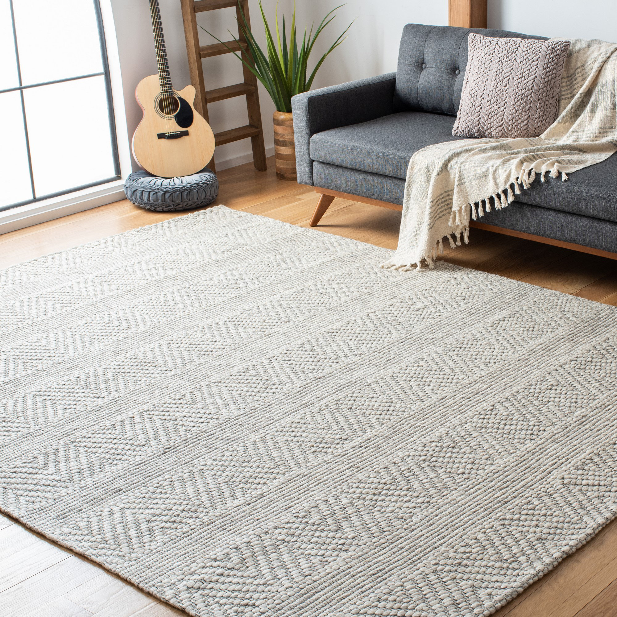 Union Rustic Stalybridge Geometric Beige/Light Gray Area Rug & Reviews ...