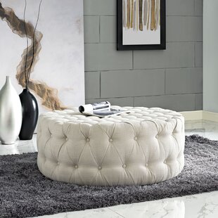 Rich Velvet Upholstery 15 Dia x 17 in INSPIRE ME HOME DÉCOR Serena Round Ottoman with Shoe Storage Organizing Pockets Pewter Grey Tufted Pouf Design Comfortable Seating 