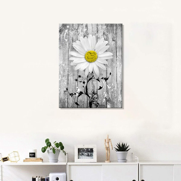 Daisy Flower Wall Art | Wayfair