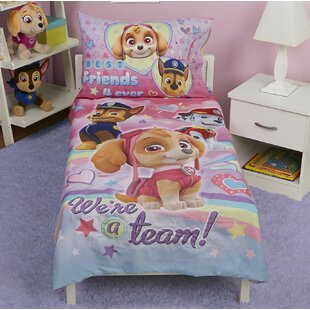 Paw Patrol Bed Sheets Set Twin Kids Bedding Bedroom Rescue Puppy Hero Ruff Ruff 