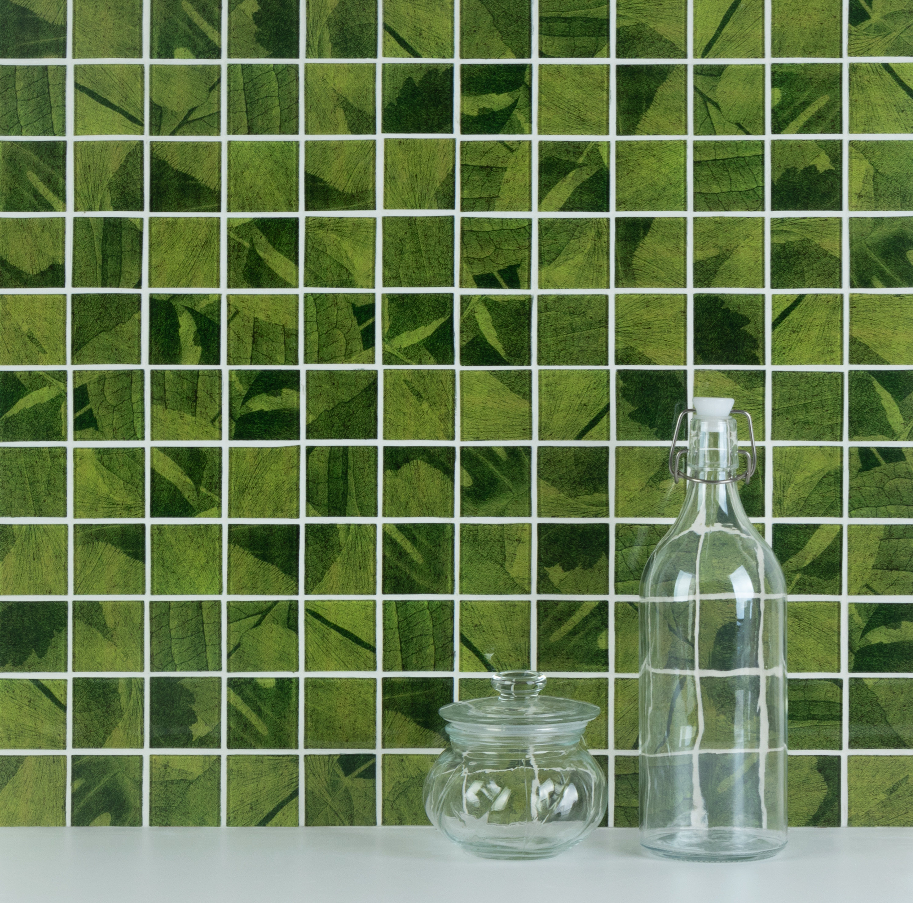 WS Tiles Artista 2" x 2" Straight Edge Glass Mosaic Tile Wayfair
