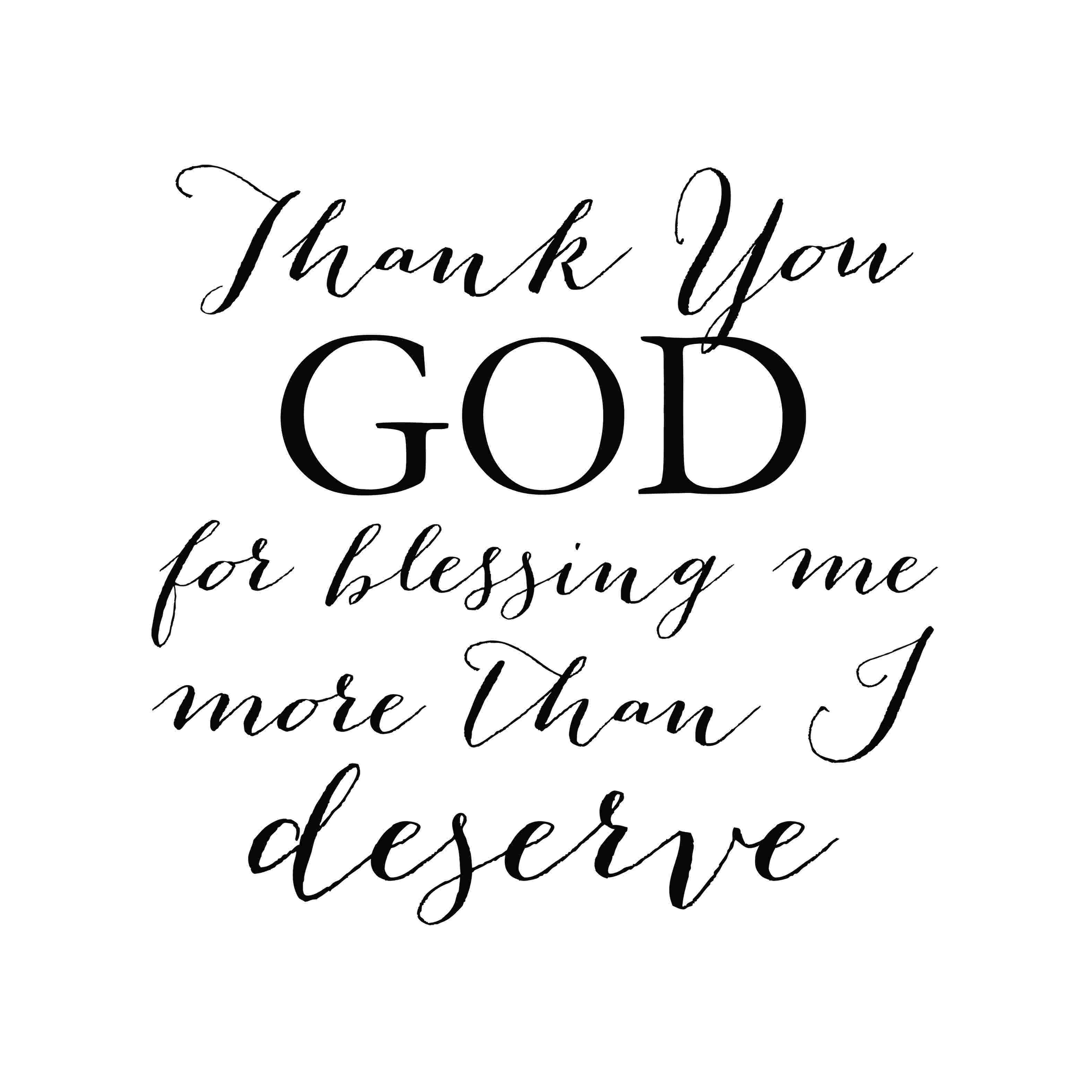 Trinx Thank You Blessings Wrapped Canvas Print Wayfair