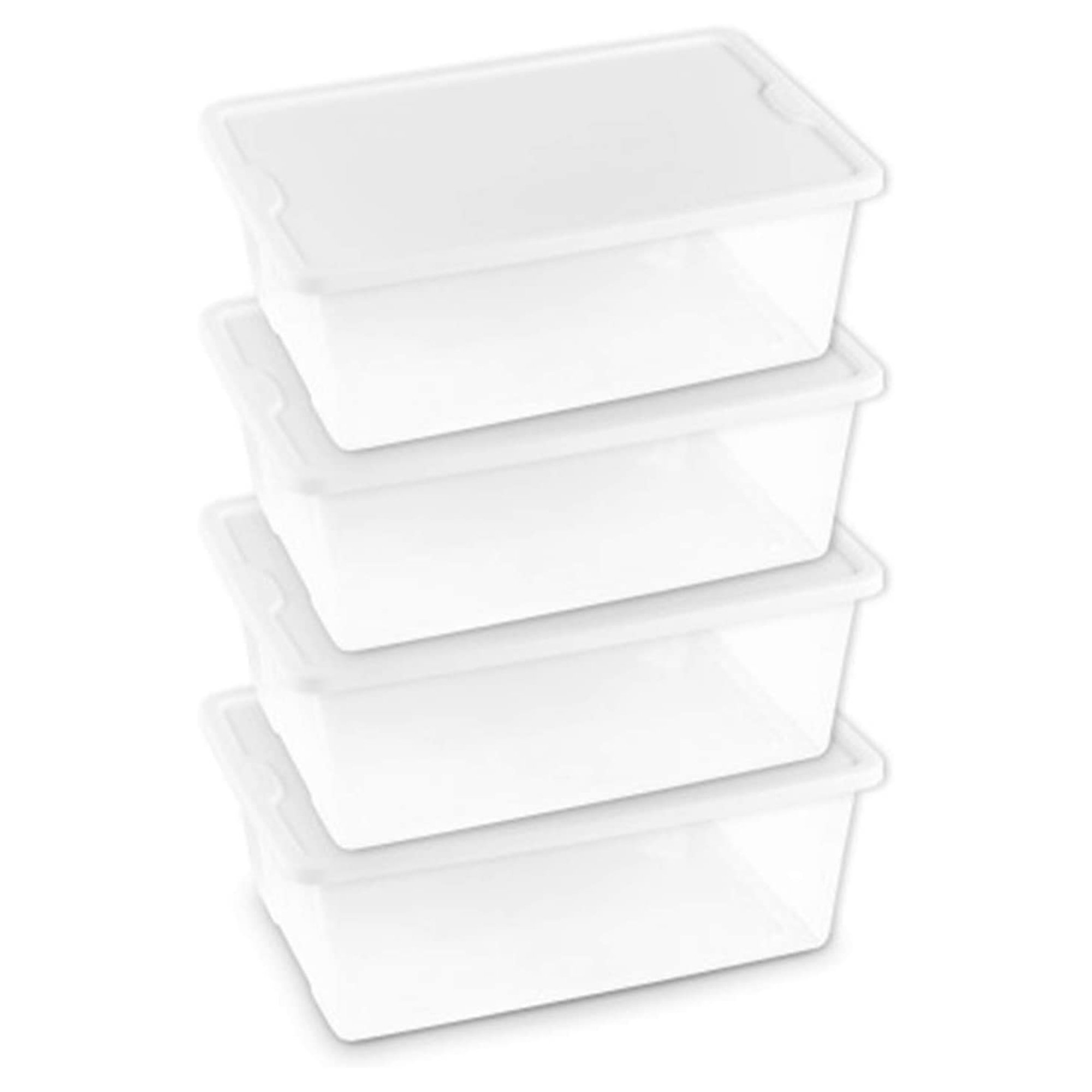 Homz 12 qt Plastic Storage Tote Wayfair