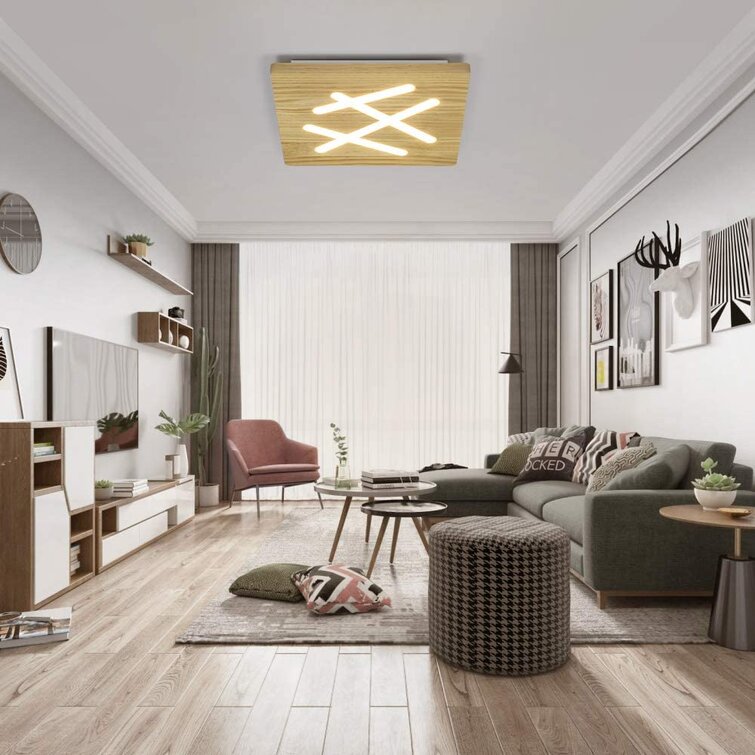 Dimmbare Decken Lampen LED Flur Ess Wohn Schlaf Zimmer Raum Beleuchtung modern 