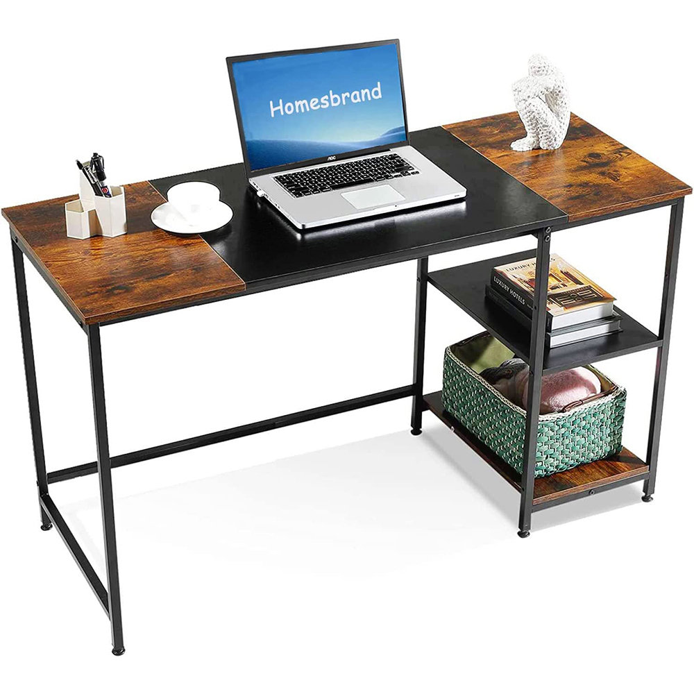 Borough Wharf Leffel 140Cm W Rectangular Computer Desk Wayfair.co.uk