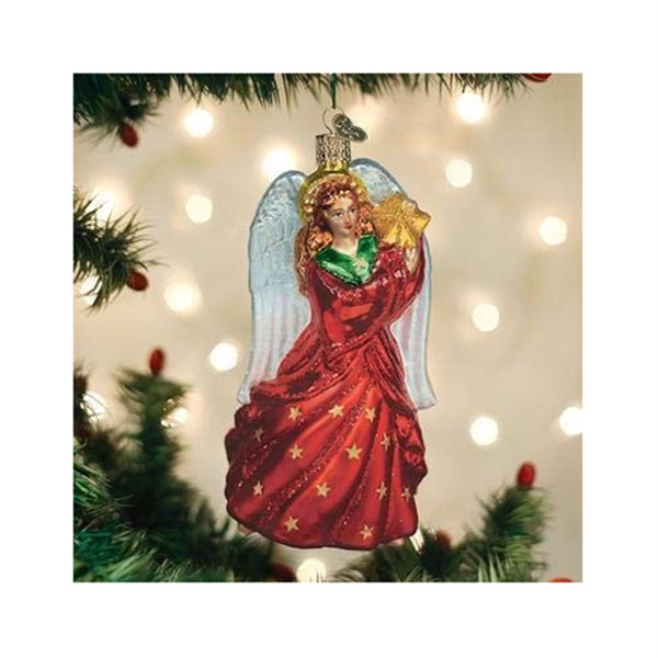 Angel Ornament Figurine Hand Made Glass Gift For Any Occasion Set of 6 Boxed 