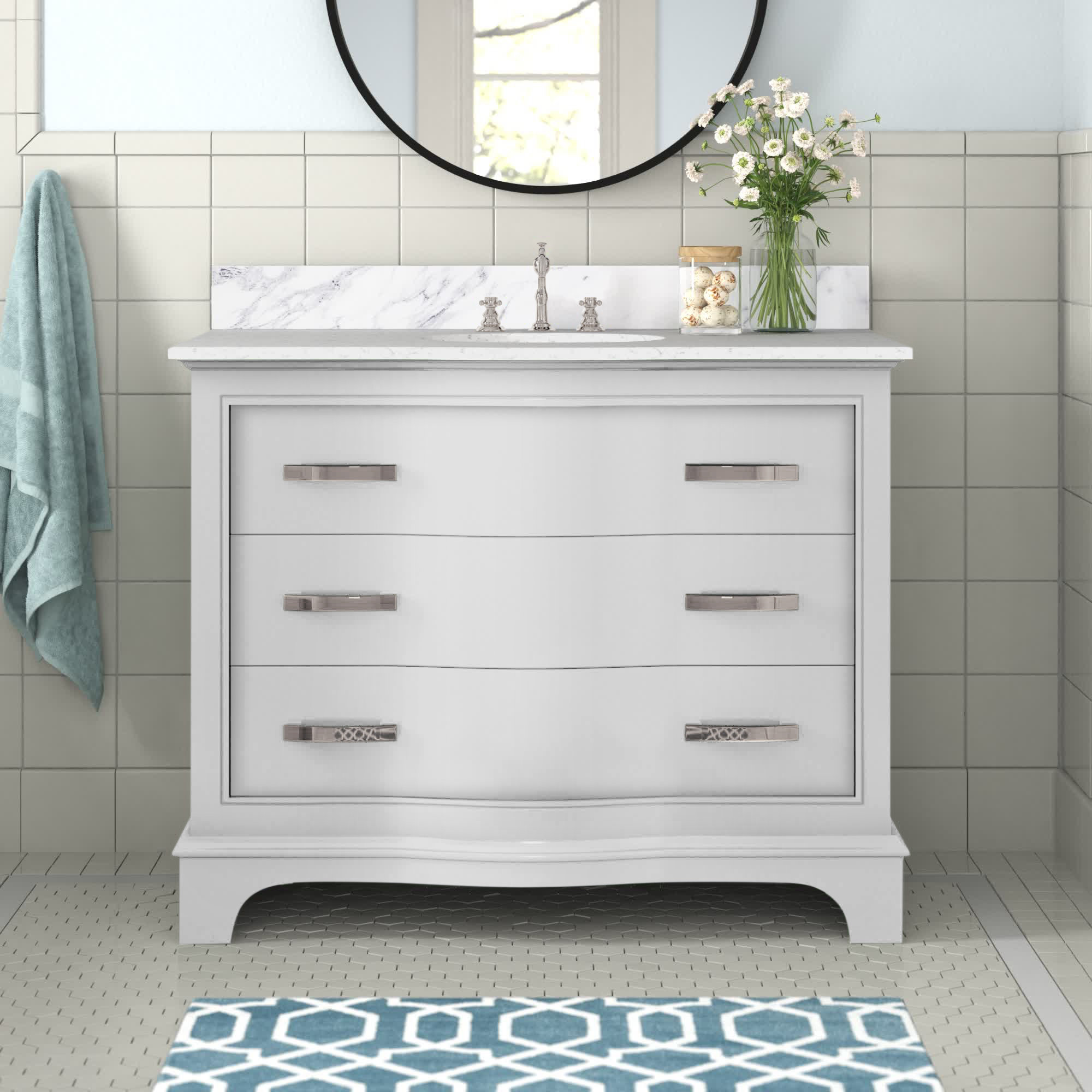Andover Mills™ Goleta 42" Single Bathroom Vanity Set & Reviews Wayfair