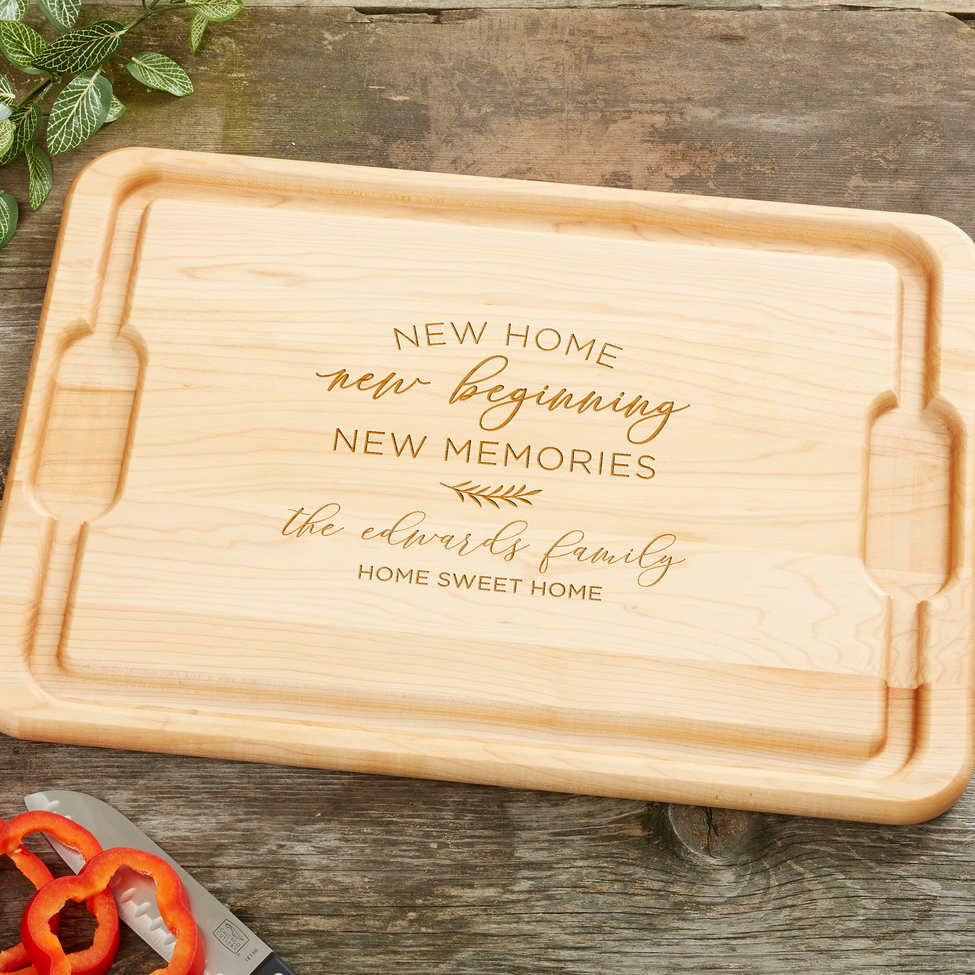 Personalization Mall New Home, New Memories Personalized Cutting Board ...