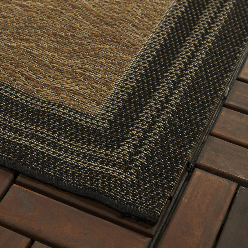 Breakwater Bay Cutlerville Brown Indoor/Outdoor Rug & Reviews | Wayfair