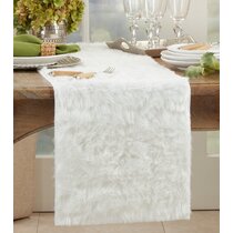 Faux Fur Table Cover Faux Fur Table Runner Faux Fur Pelt Faux Fur Table Centerpiece Fur For Dining Table Fur Christmas Table Runner