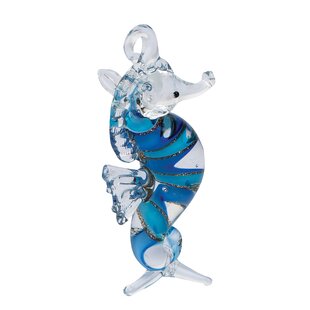 Multi-color Glass Seahorse Ornaments 3pc Set by Kurt Adler 