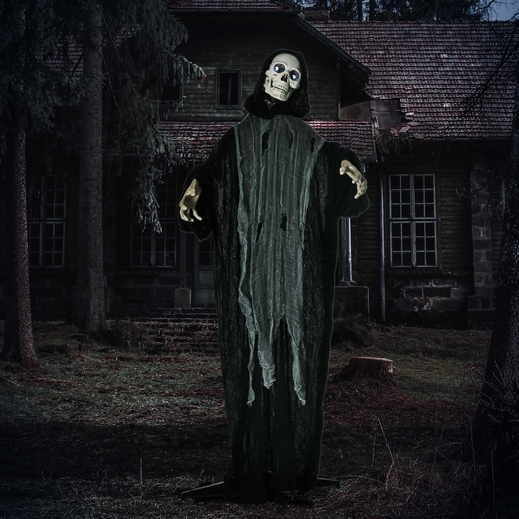 The Holiday Aisle® Halloween Decorations Animated Grim Reaper Lighted