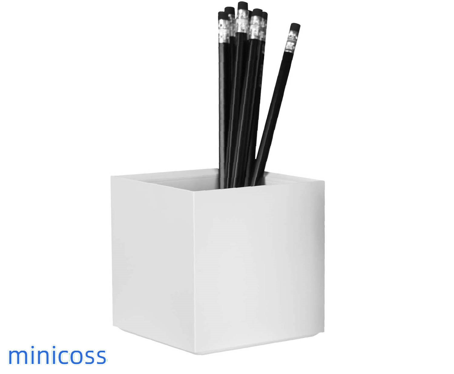 MINICOSS Office Konnect Pencil Cup Desk Organizer, Pen Cup, White Wayfair
