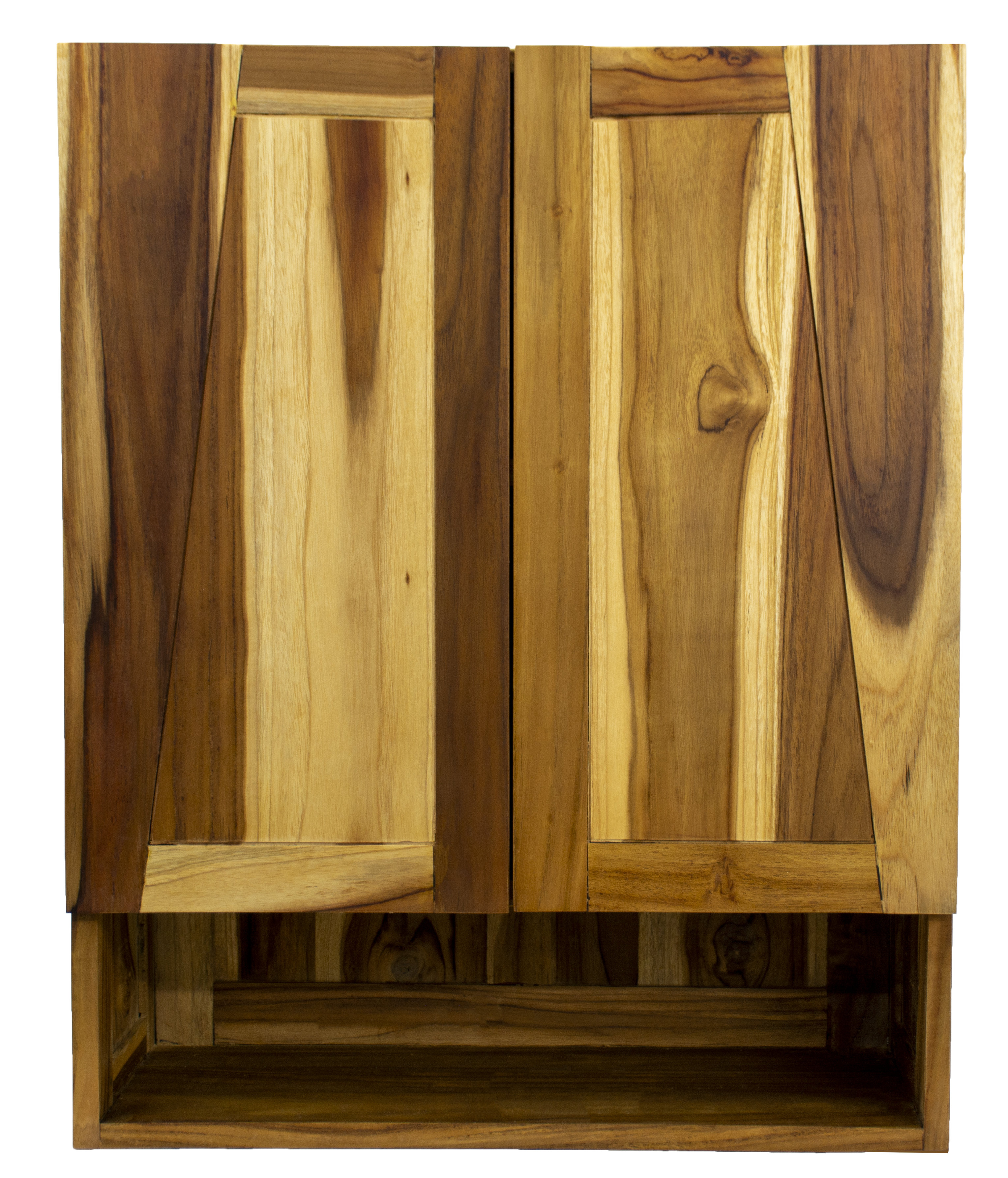 EcoDecors Significado Solid Wood Wall Mounted Bathroom Cabinet | Wayfair