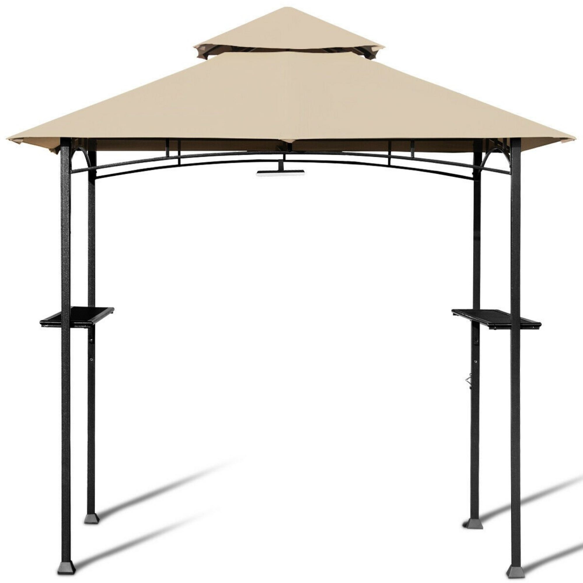 Iron Patio Barbecue Grill Gazebo 