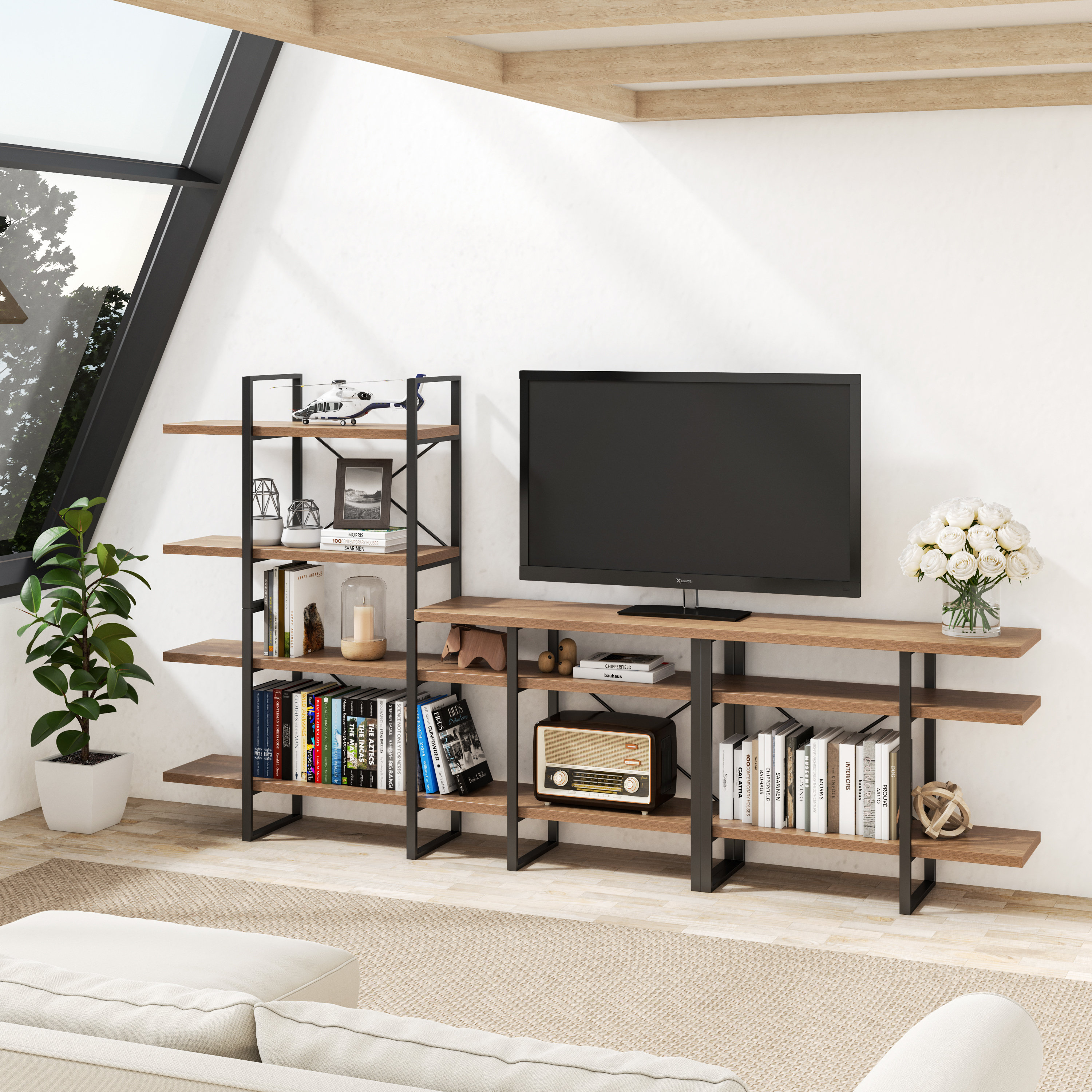 17 Stories Entertainment Center for TVs up to 75