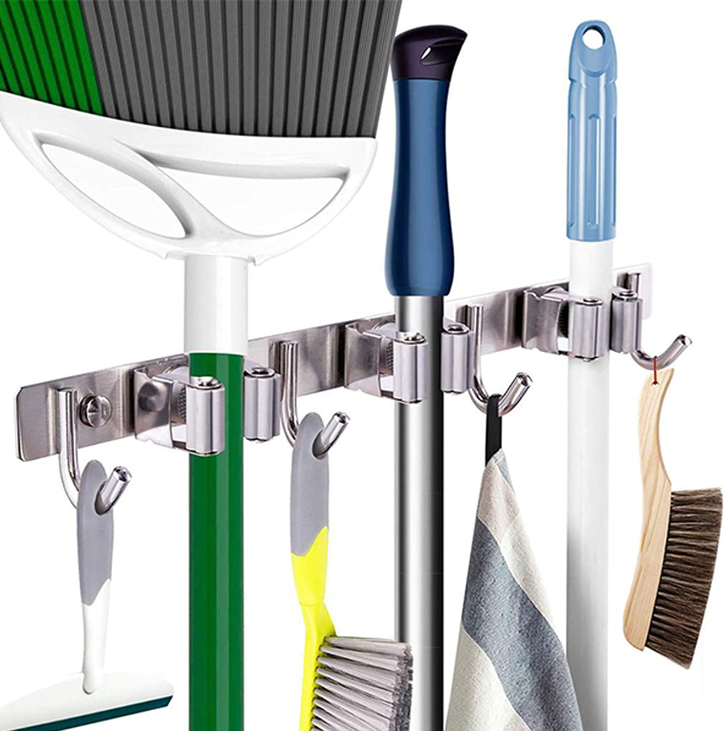 Symple Stuff Walburn Mop and Broom Holder Wayfair.co.uk