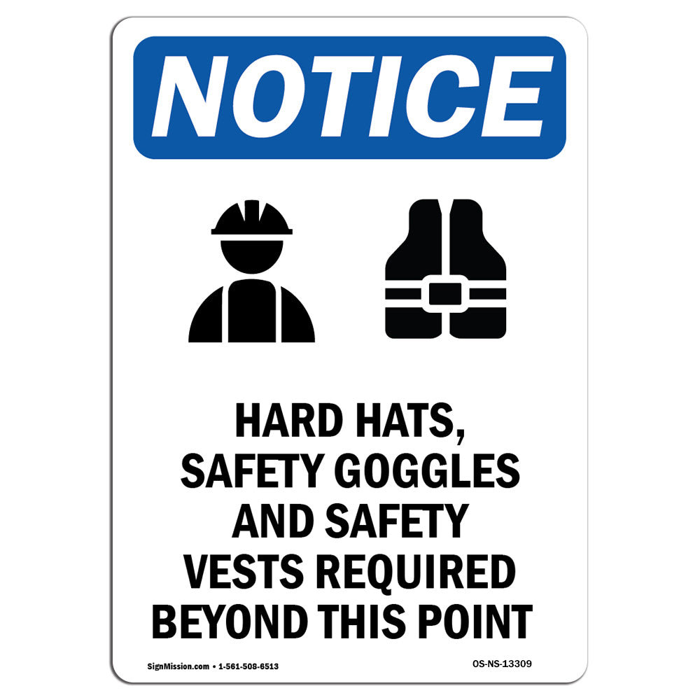 SignMission Hard Hats Safety Sign Wayfair