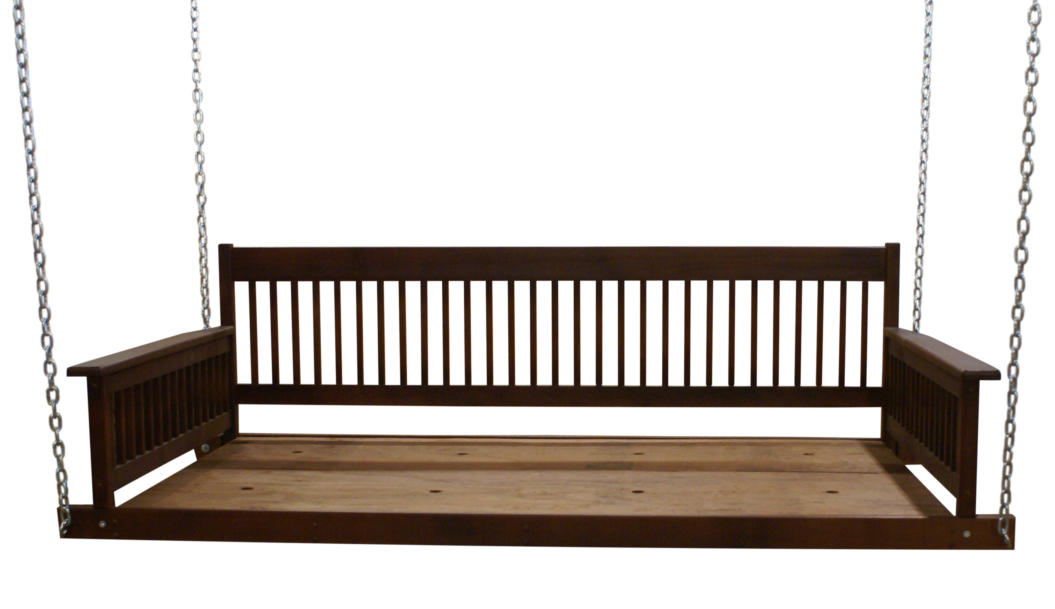 Rosecliff Heights 2 Person Solid Wood Porch Swing & Reviews Wayfair