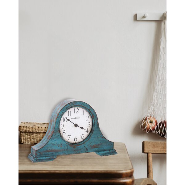 Alarm Clock SHARP Vintage Style Aqua Blue twin bells battery country rustic NEW 