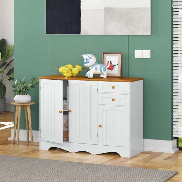 Red Barrel Studio® 43.7'' Wide 2 Drawer Server | Wayfair.ca